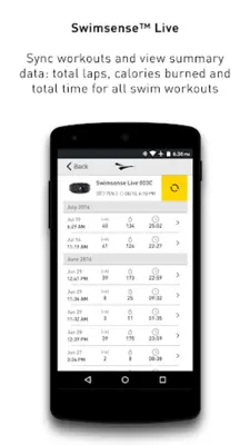 FINIS Live android App screenshot 3